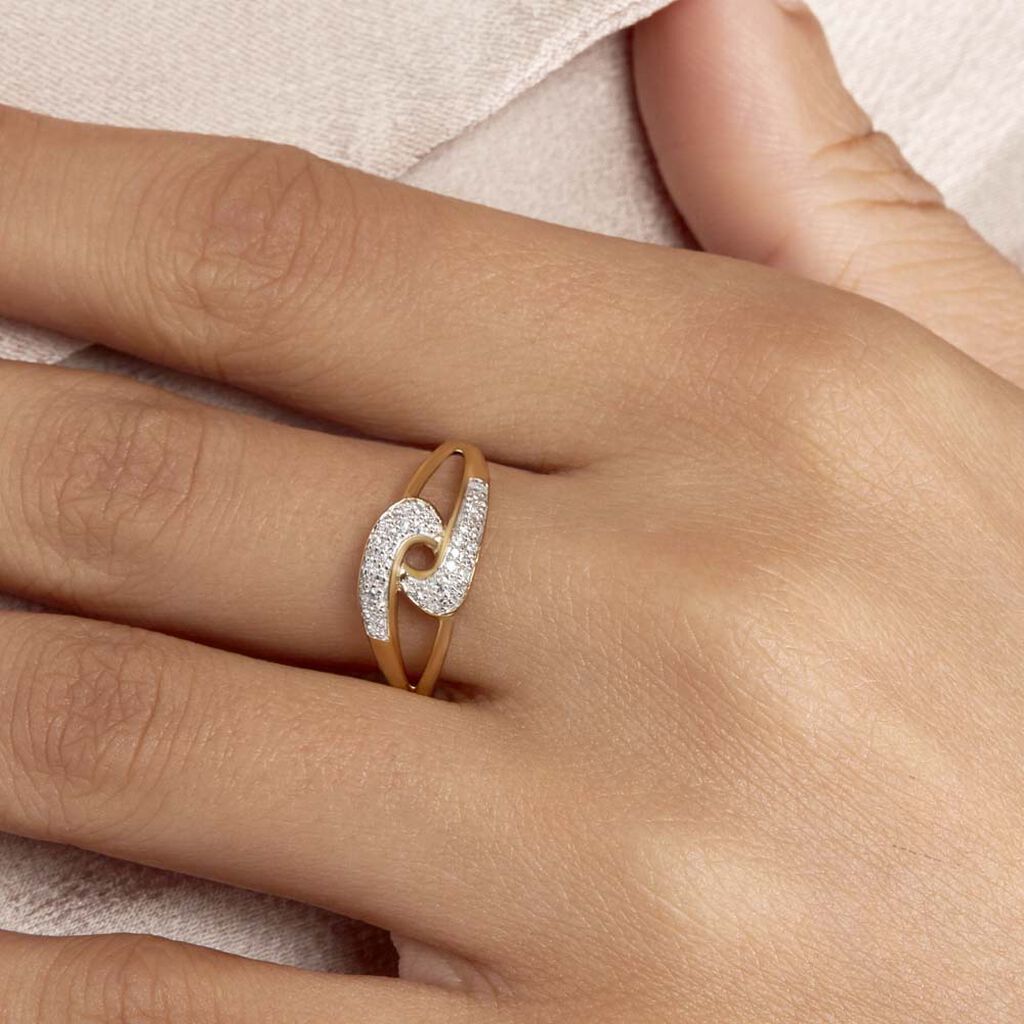 Bague Melisianne Or Jaune Diamant