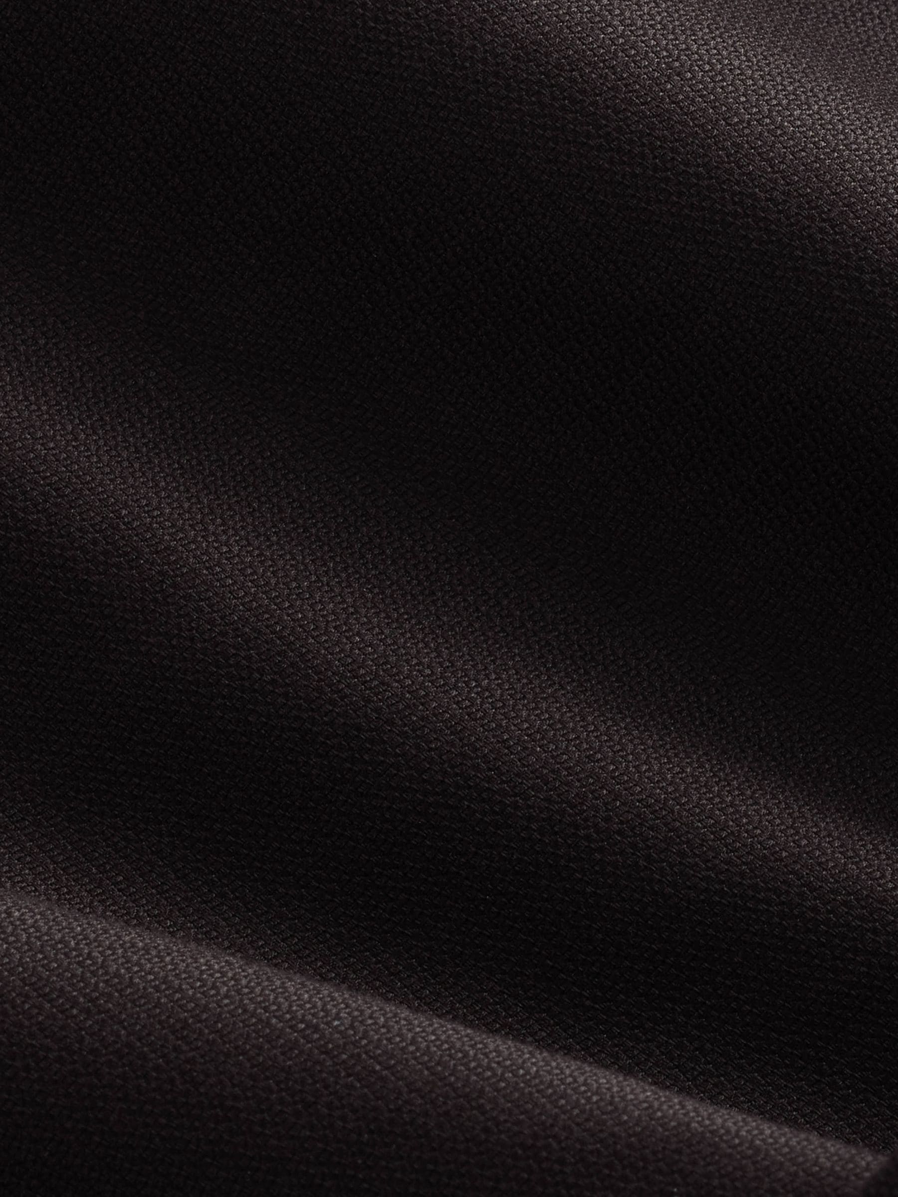 Zwart - Slim Fit - Signature 100% katoenen overhemd met textuur
