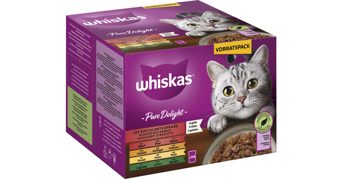 WHISKAS Katze Pure Delight 24er