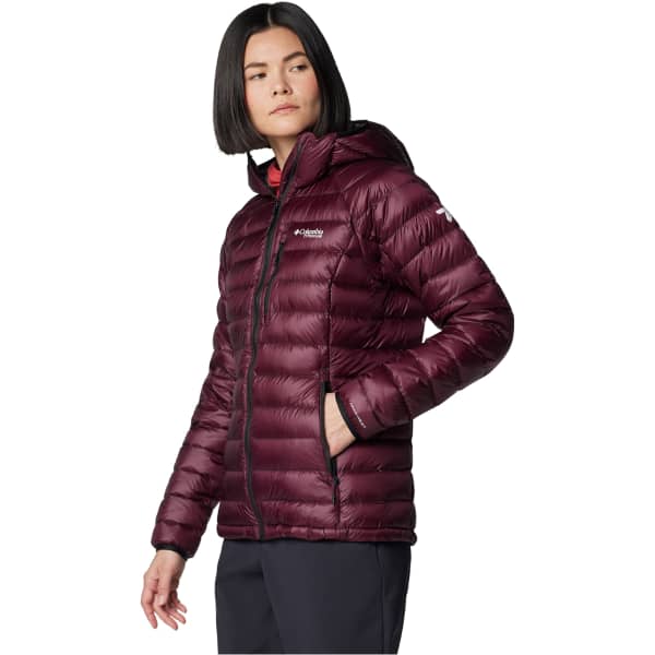 Doudoune randonnée COLUMBIA W ARCTIC CREST DOWN HOODED JACKET MOONVISTA/BLACK