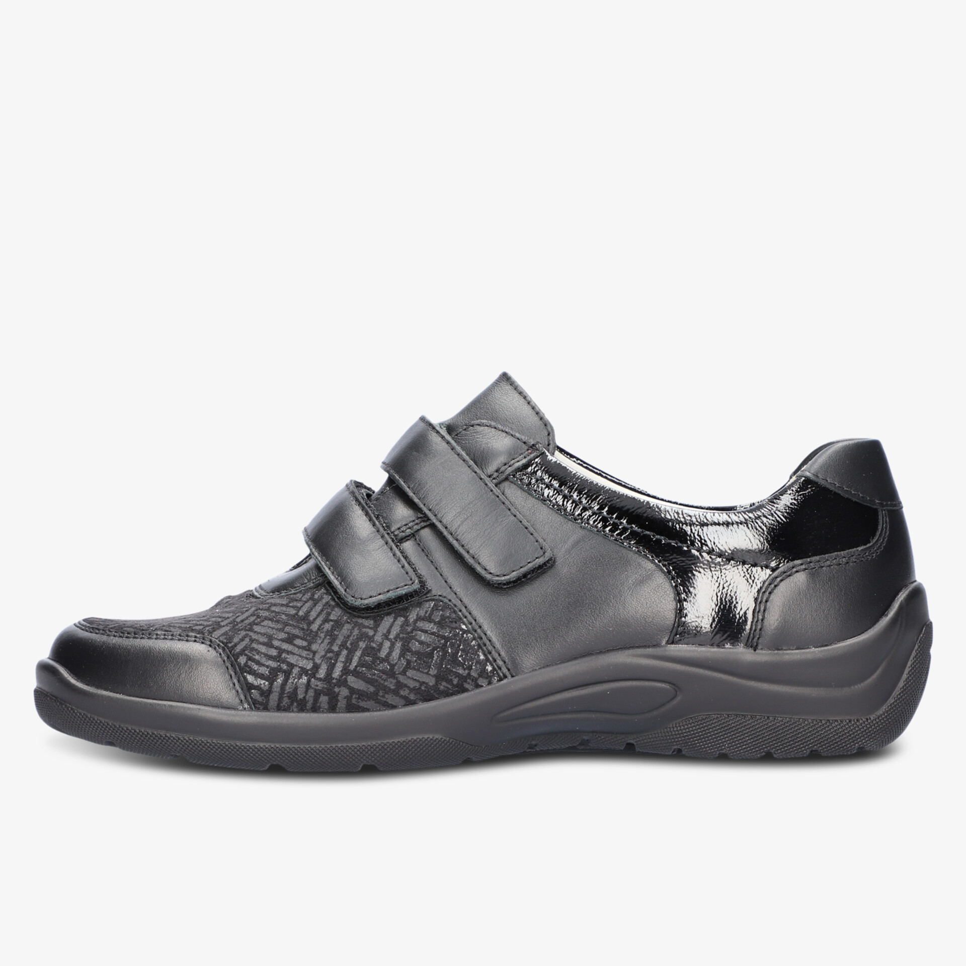 waldläufer Hesna Damen Halbschuhe schwarz