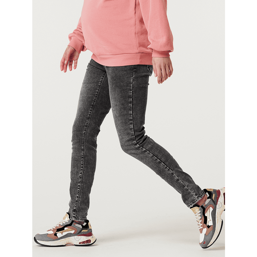 SUPERMOM Skinny Umstandsjeans Austin Grey Denim