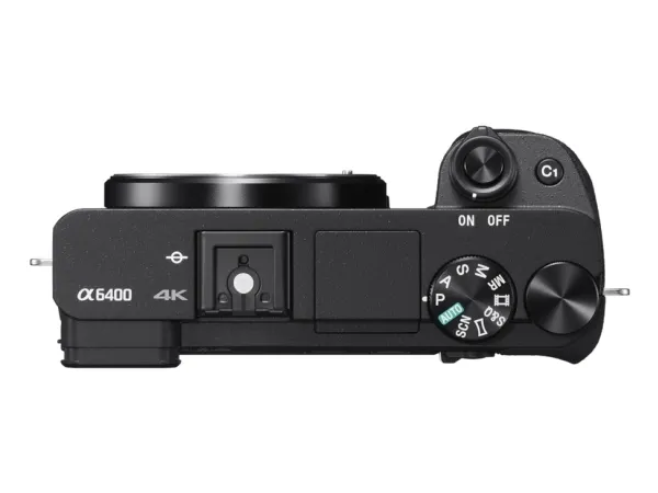 Sony a6400 ILCE-6400 - Digitalkamera - spejlløst - 24.2 MP - APS-C - 4K / 30 fps - kun kamerahus - Wi-Fi, NFC, Bluetooth - sort
