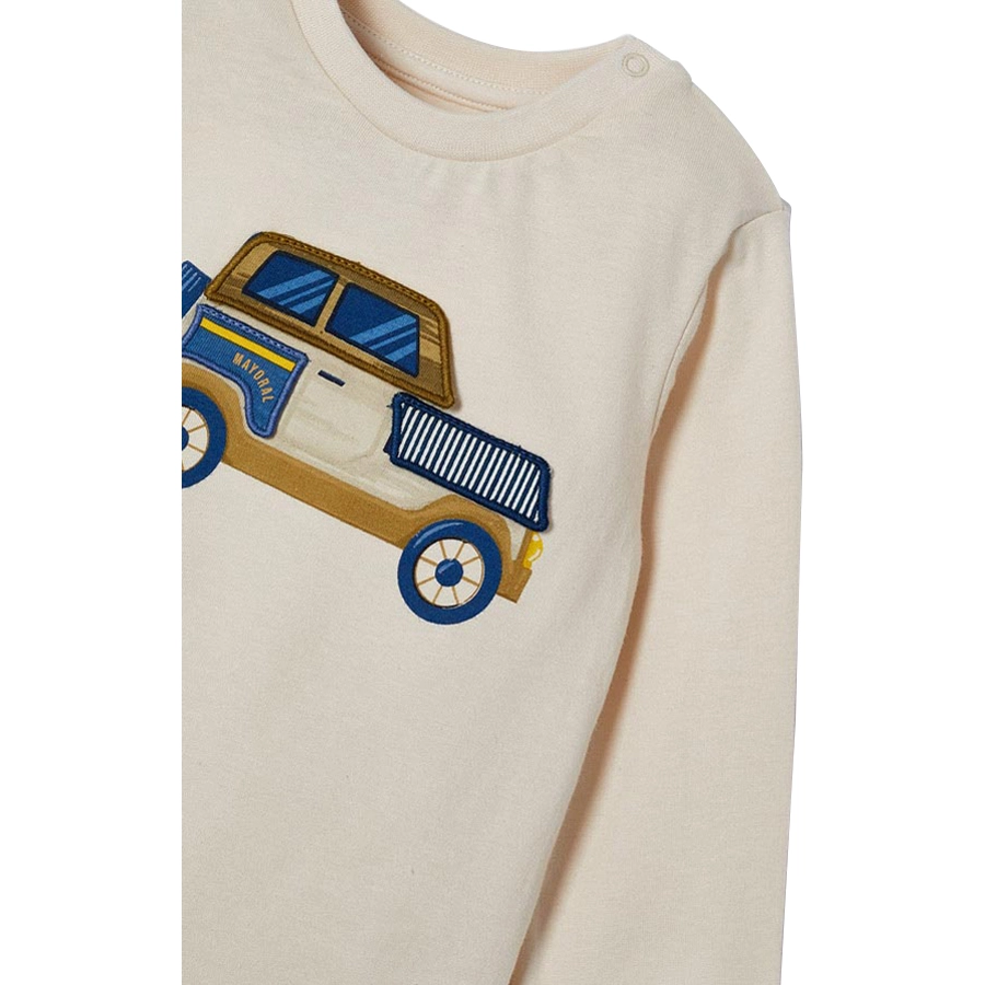 Mayoral Langarmshirt Auto beige