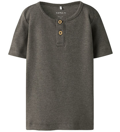 Name It T-Shirt - Rib - Noos - NmmKab - Bungee Cord/Melange
