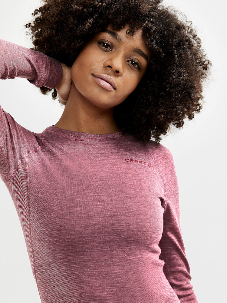 Craft CORE Wool Merino LS Tee W Rose
