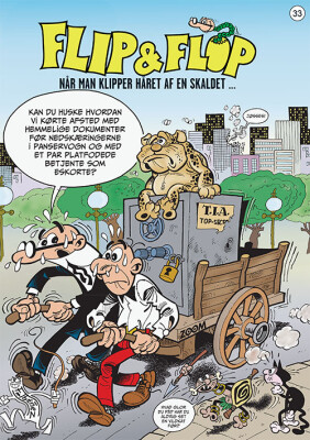 Flip & Flop 33: Når Man Klipper Håret Af En Skaldet - F. Ibañez - Tegneserie