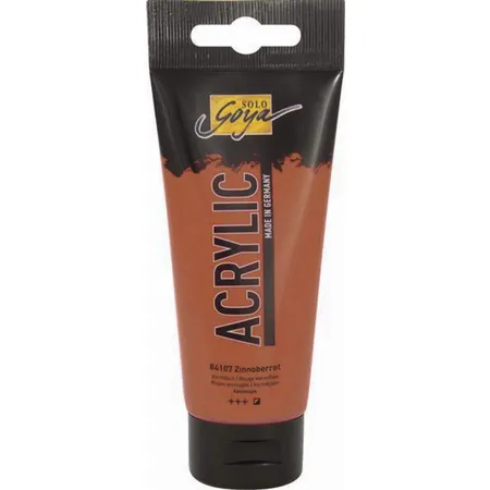 SOLO GOYA Acrylic Rotbraun 100 ml Tube