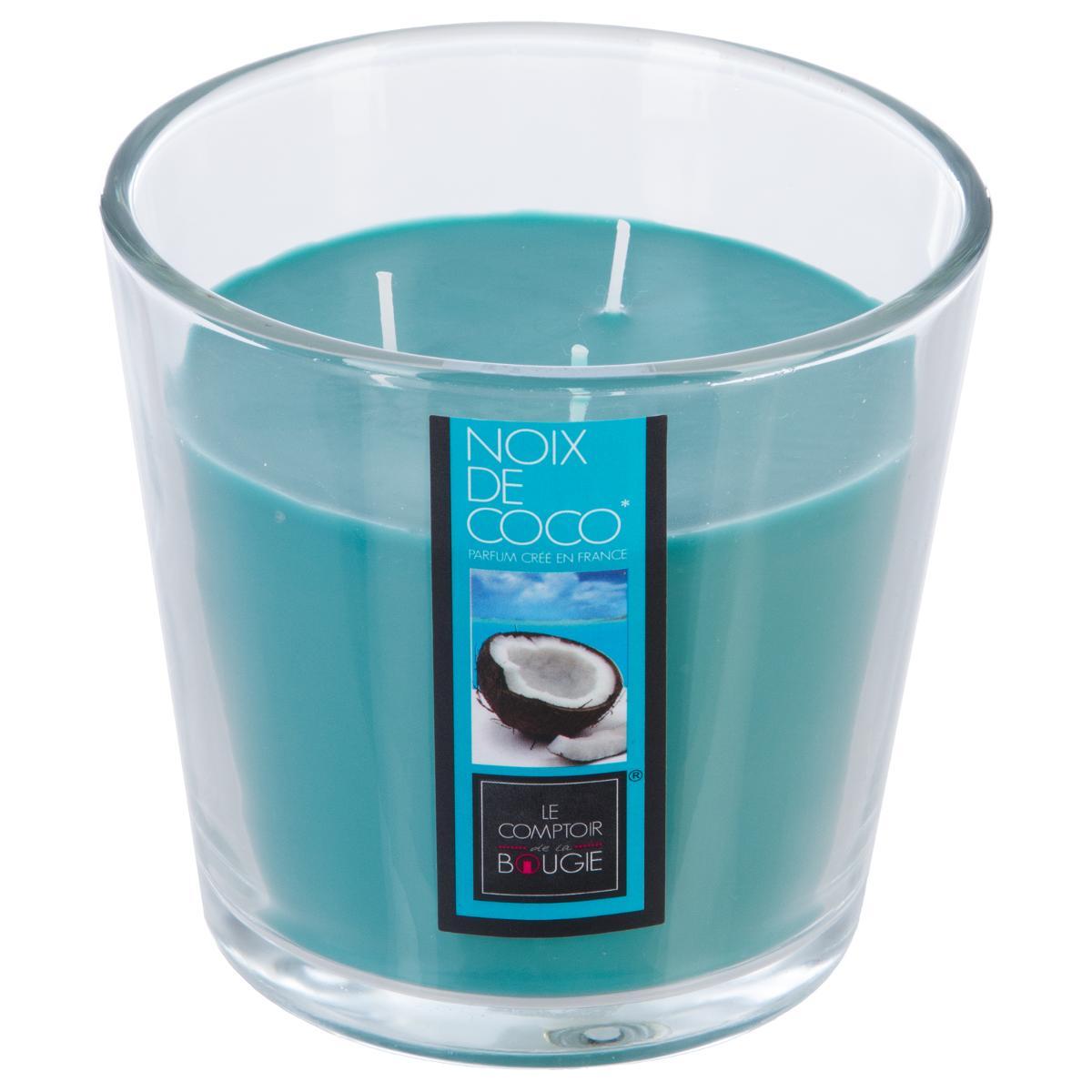 BOUGIE PARFUMEE VERRE NOIX COCO 500G