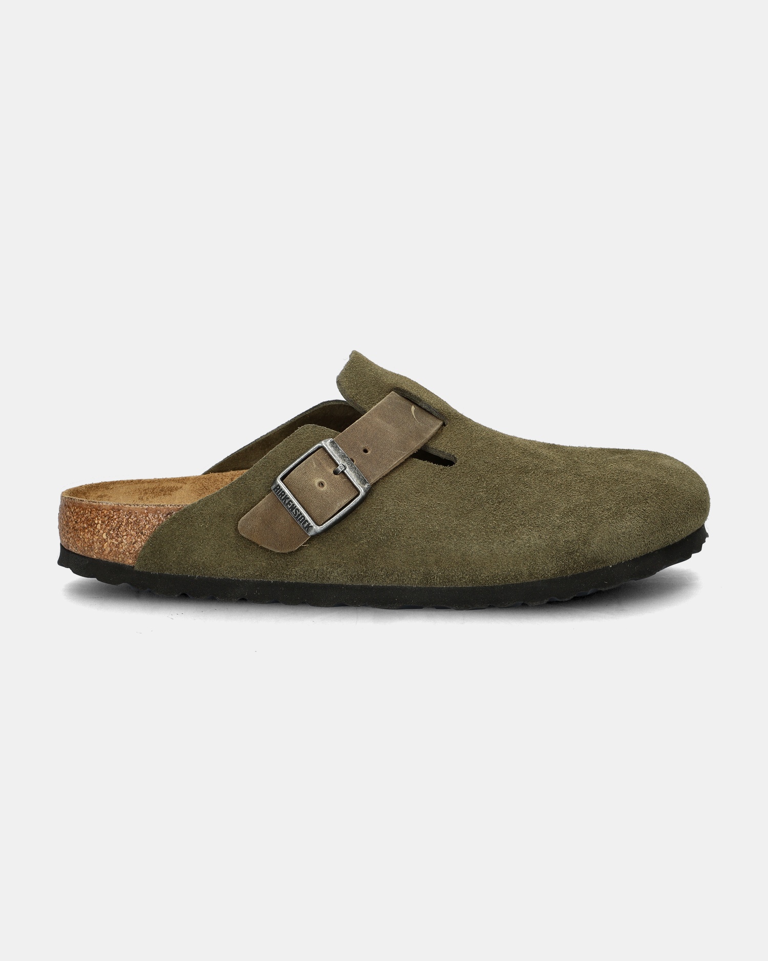 Birkenstock Boston Instapschoenen  - groen