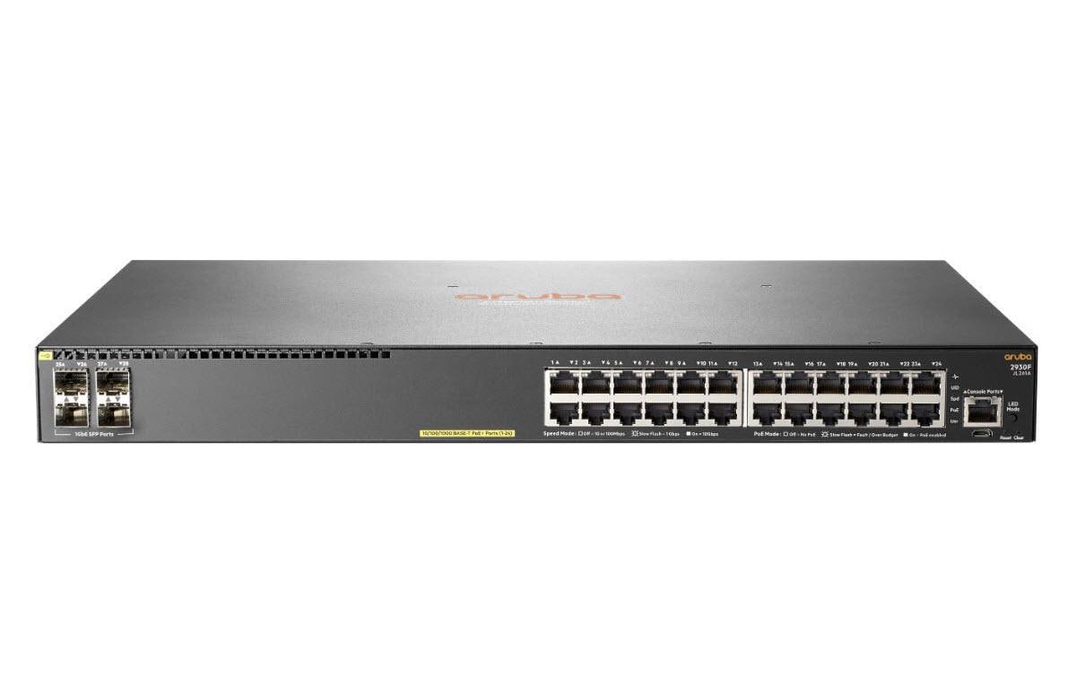Switch 2930F-24G-4SFP 28 Port<br>Verwalteter L3 Ethernet-Switch