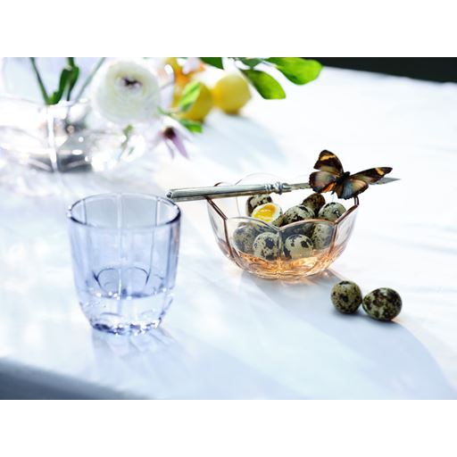 Holmegaard Lily 2-pak Vandglas, Blå Iris, 32 cl