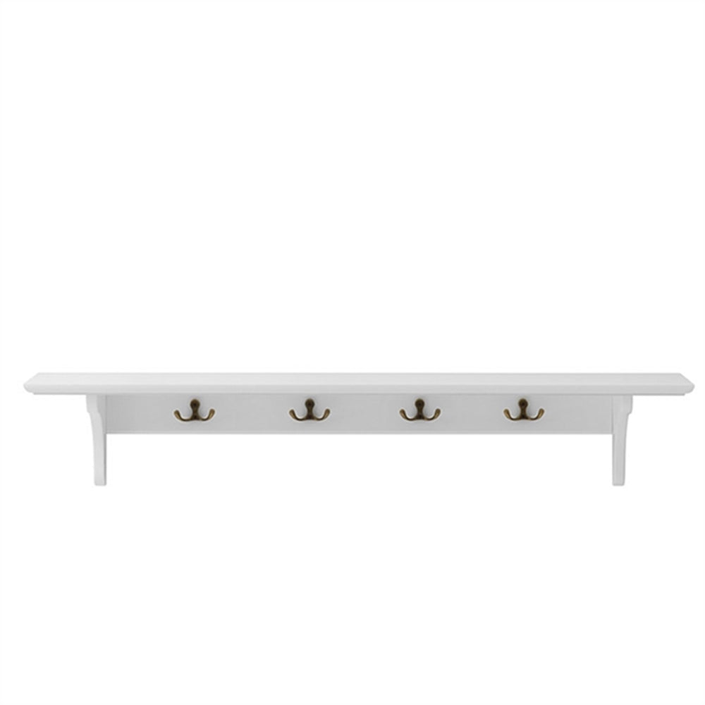 Køb Oliver Furniture Seaside Hylde m. Kroge 90x20 cm