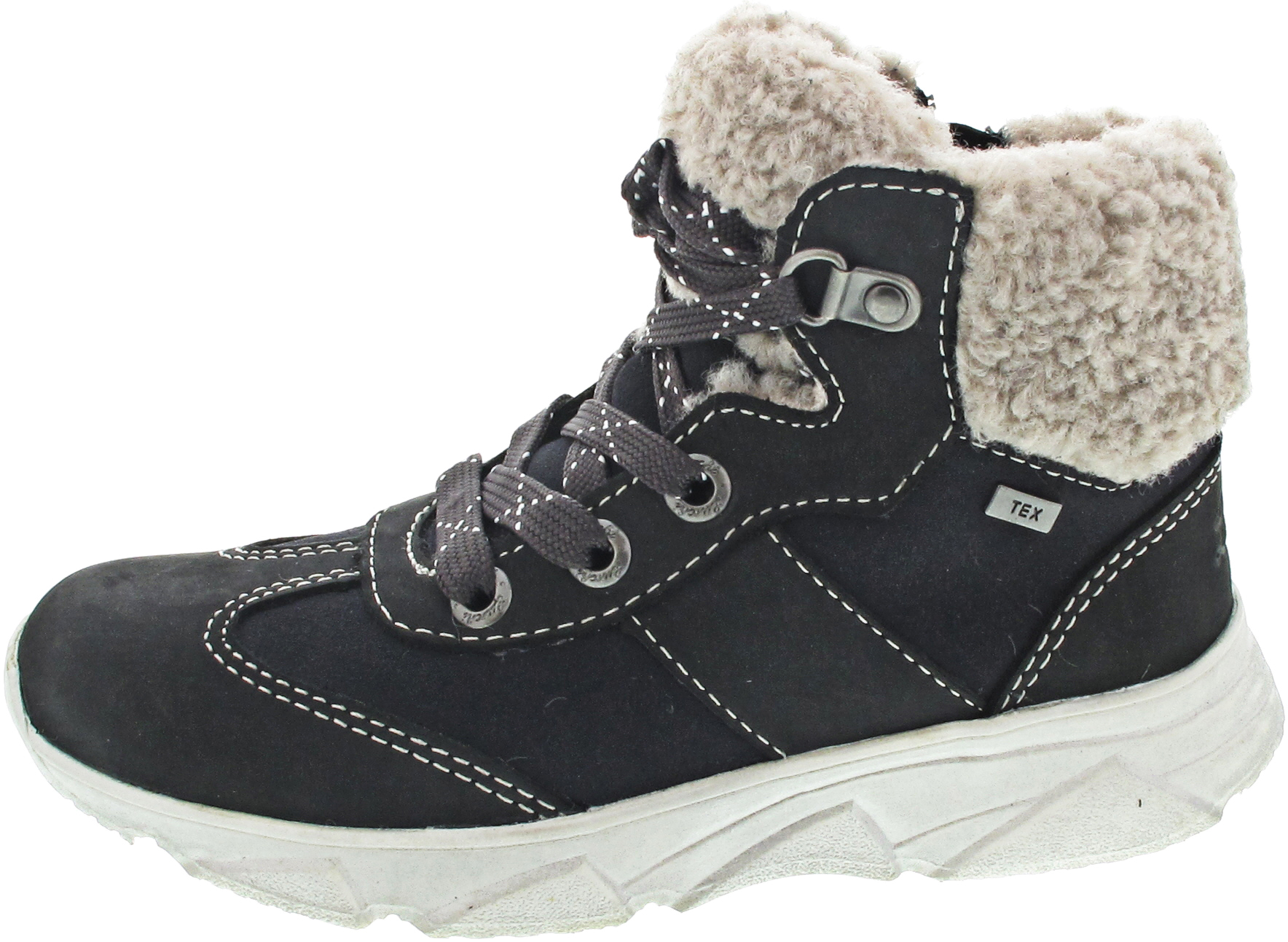 Lurchi Emmi-Tex Schnürstiefel TEX grau
