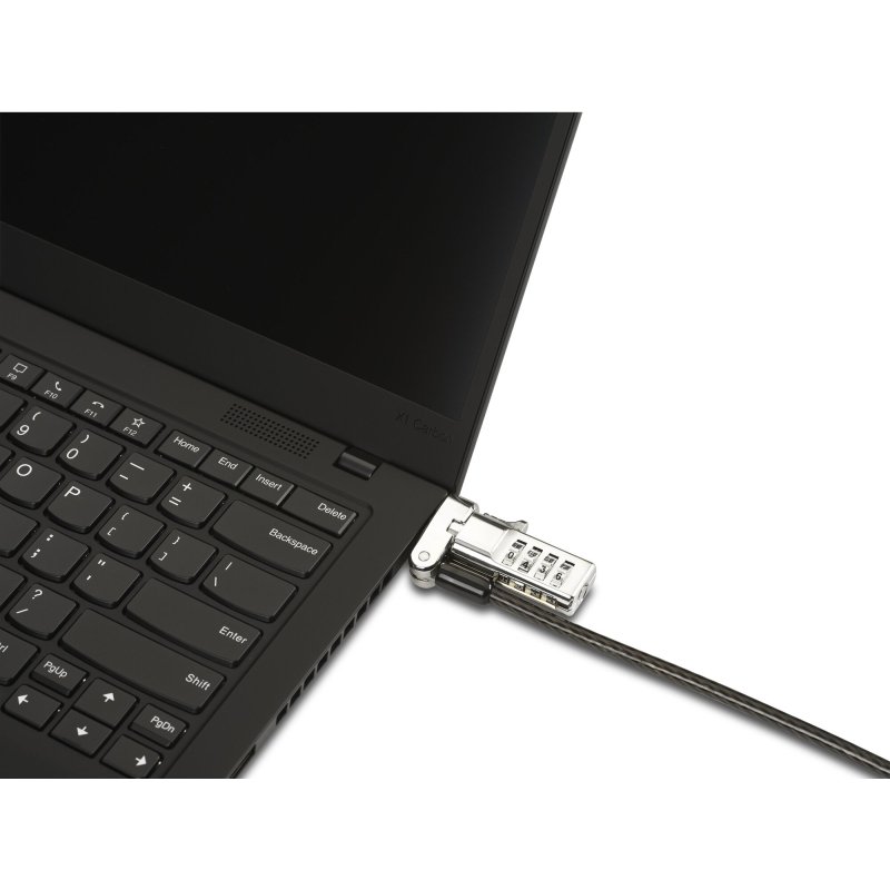 Cable de securite kensington universel 3 en 1 a            combinaison reinitialisable