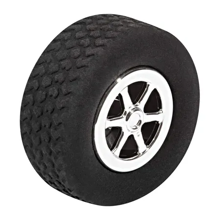 WEDO® Radierer Autoreifen Full Speed schwarz, 1 Stück, 4-fach sortiert