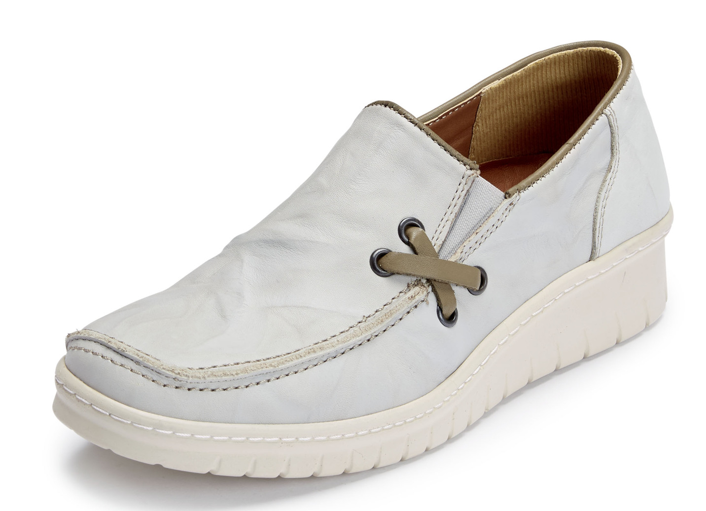 ELENA EDEN Slipper mit Knitterstruktur