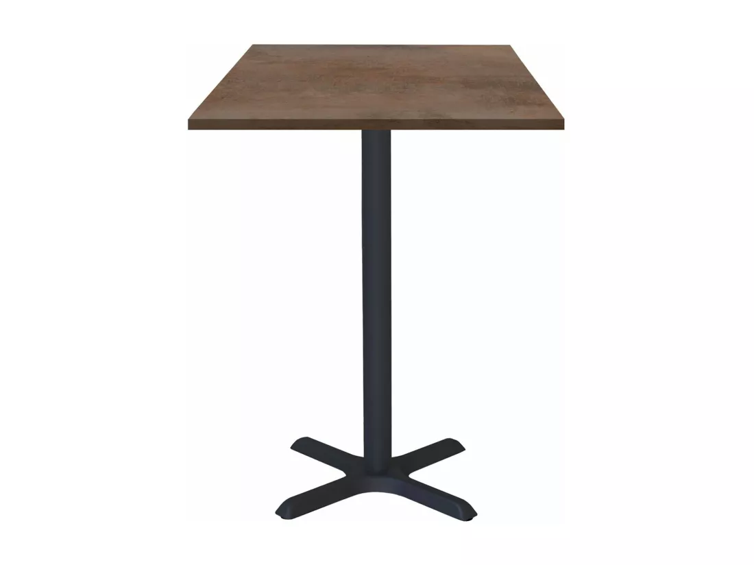 Mange-debout 60 x 60 cm - modèle Dina bronze oxydé