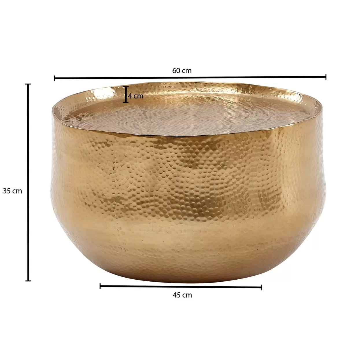 Couchtisch Calpe Gold