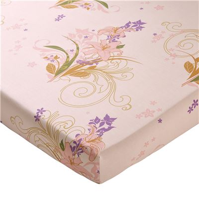 Linge de lit fleurs de lys - BECQUET CRÉATION