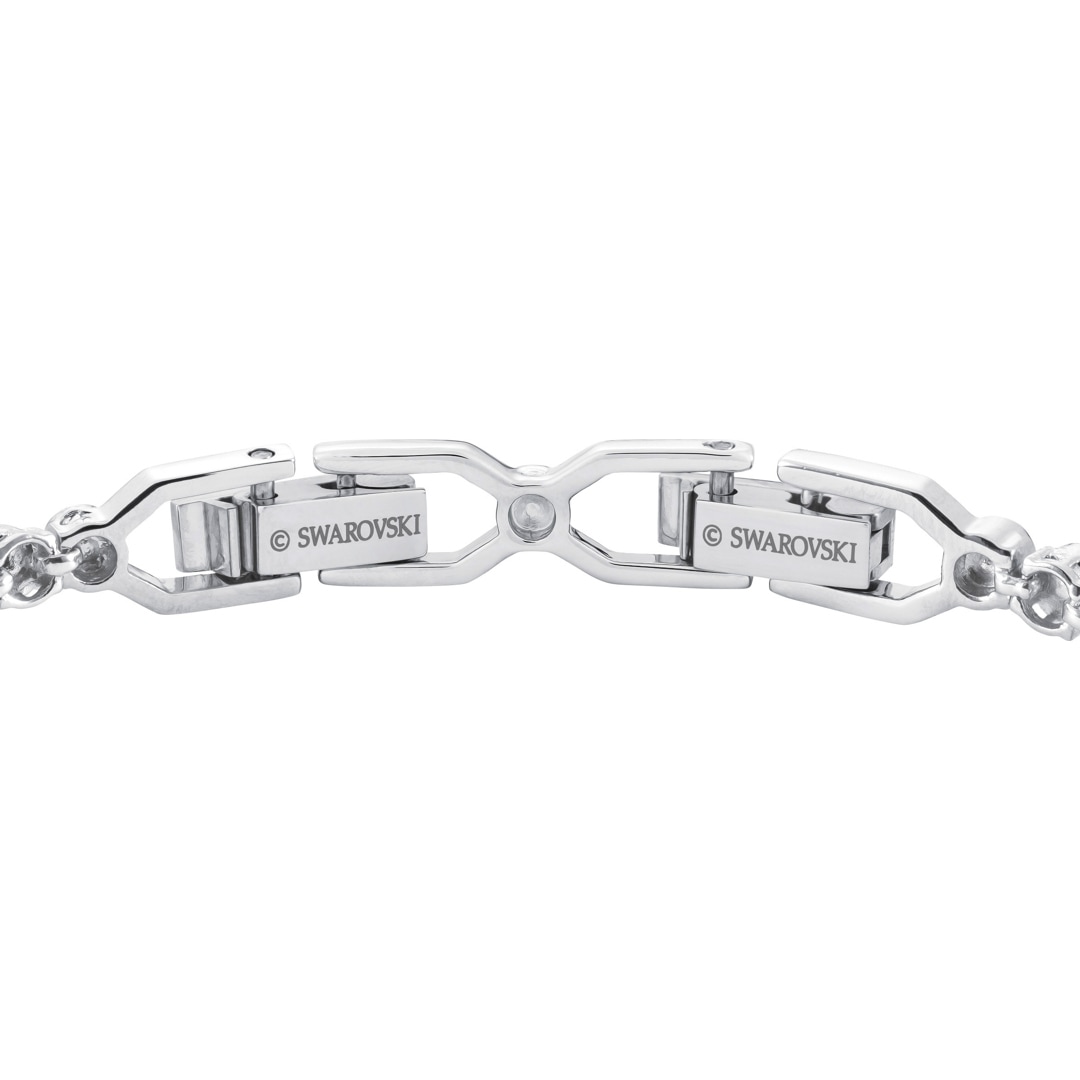Swarovski Emily Armband, weiss, rhodiniert