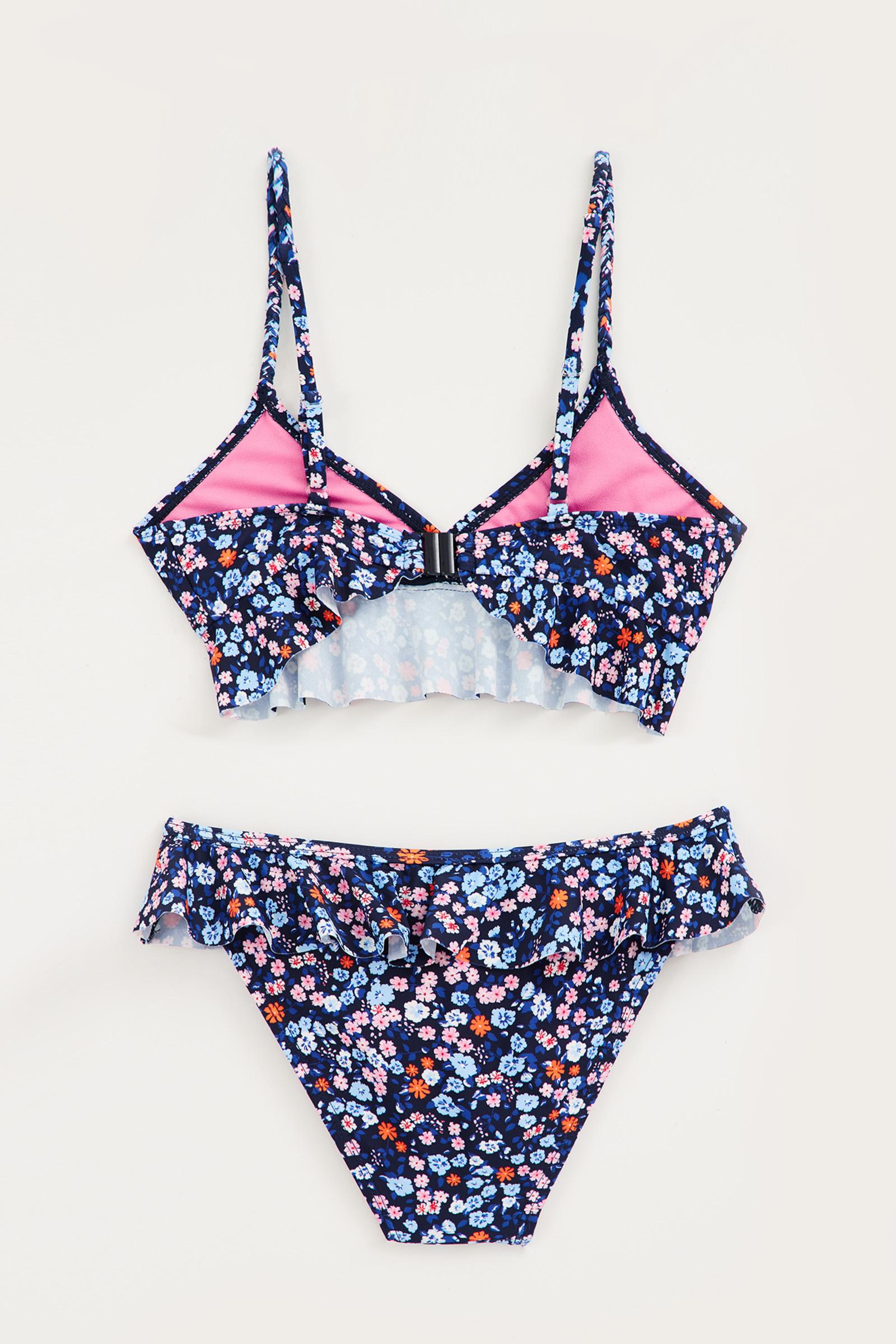 Meisjes bikini met dessin WE Fashion Marineblauw