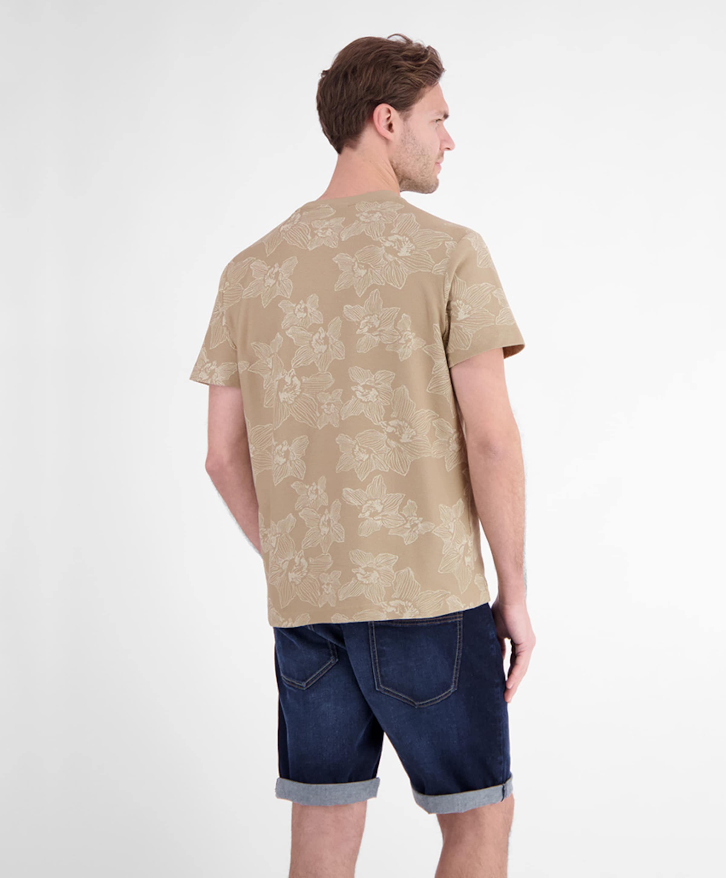 Lerros Heren T-shirt beige