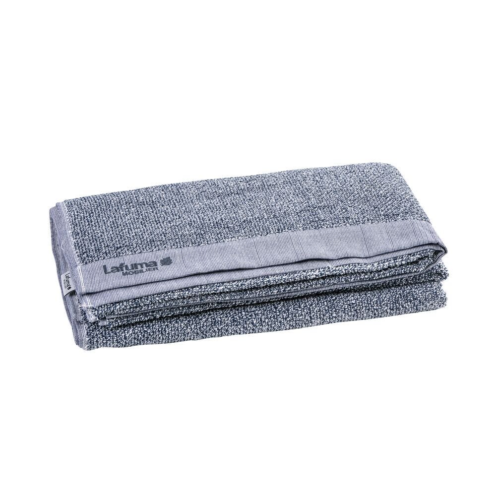 Badehandtuch für Relaxliege XL und Sonnenliege Littoral Baumwolle Blau Iroise