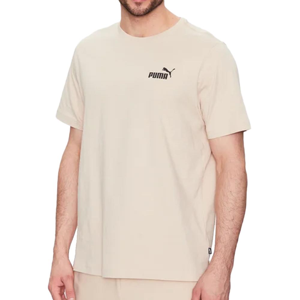Puma T-shirt Beige Homme Puma Fd Ess Smal