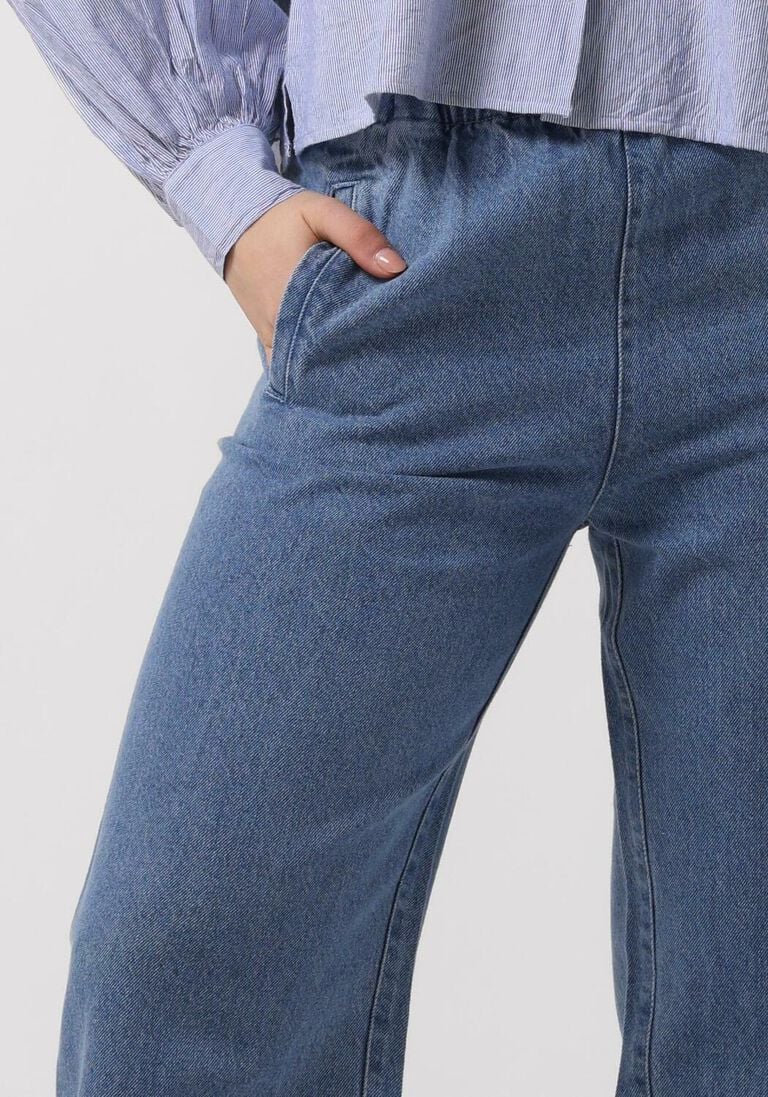 BY-BAR blauwe by-bar wijde broek mees denim pants