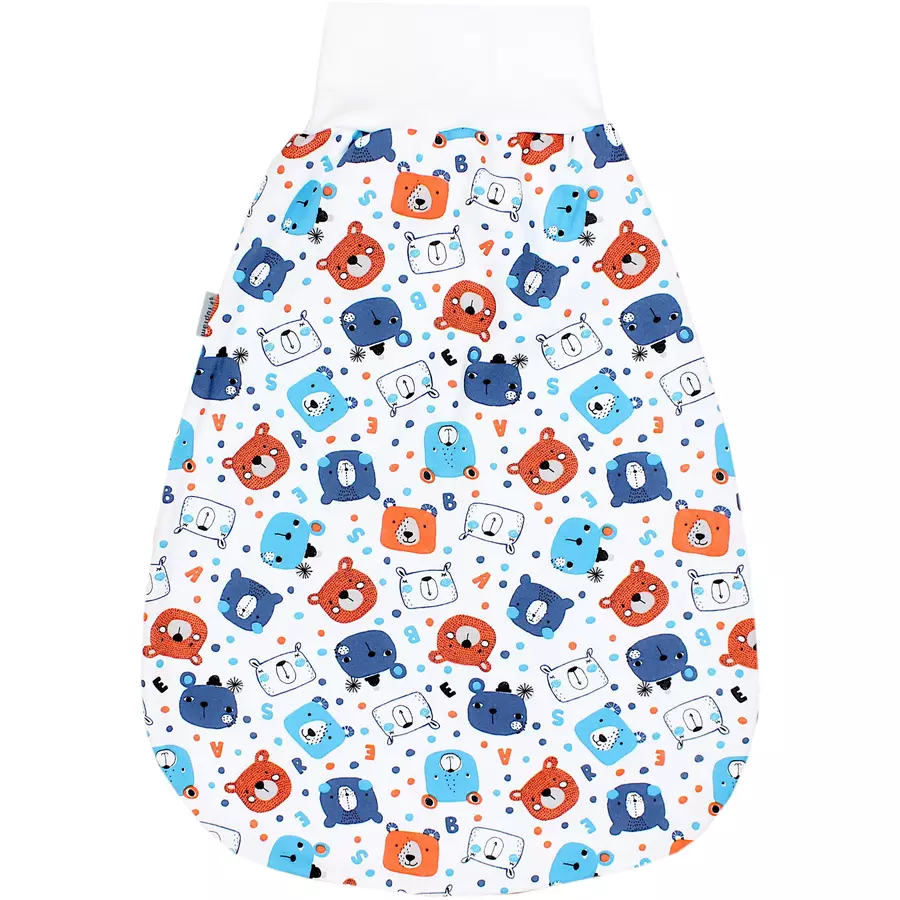 TupTam Baby Strampelsack mit breitem Bund Unwattiert orange