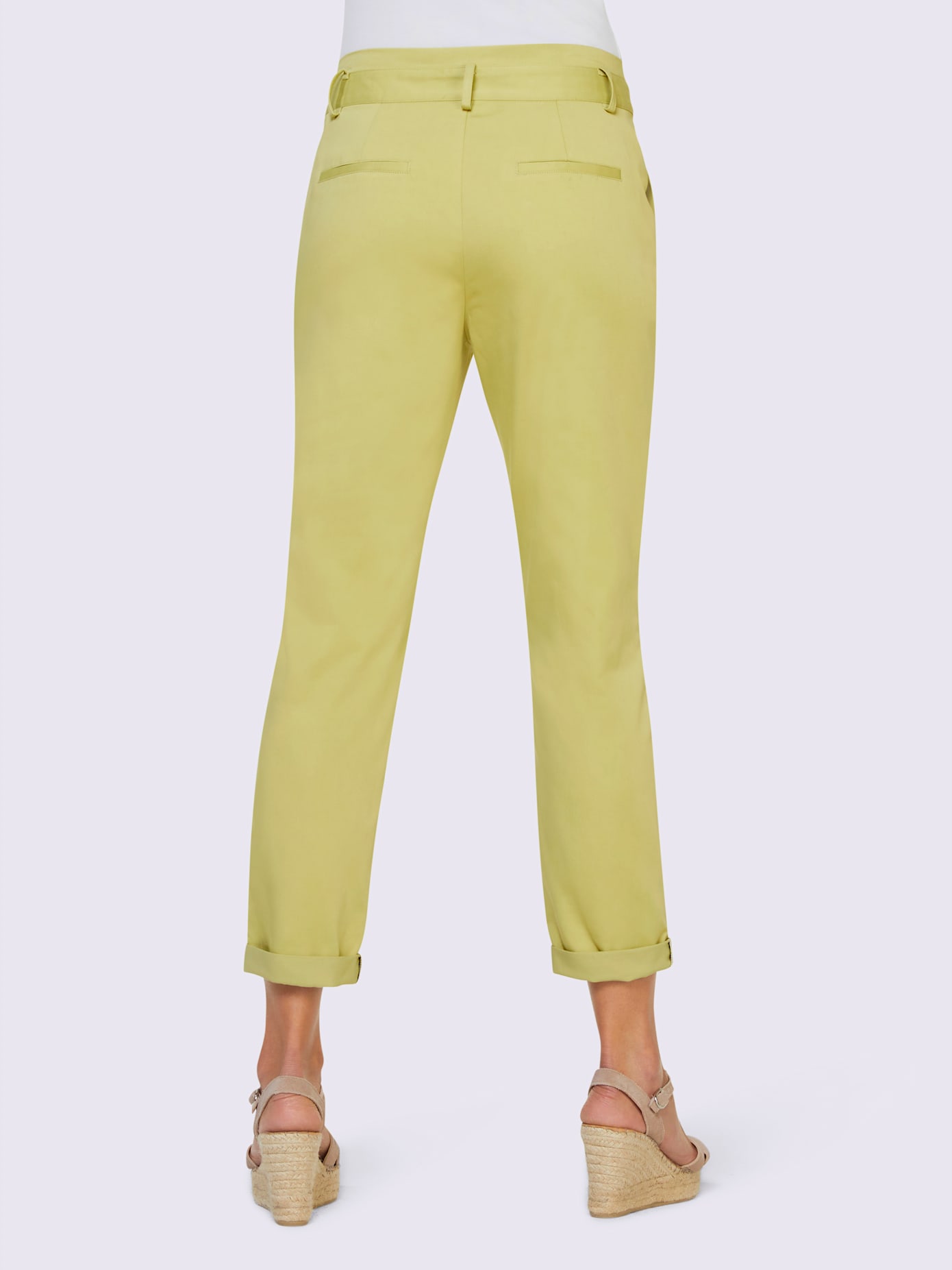 Pantalon chino à retrousser