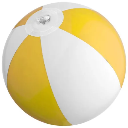 Macma Mini Strandball, gelb-weiß