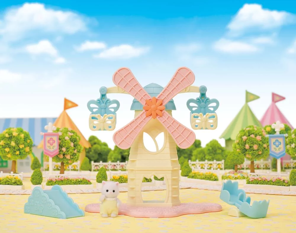 LE MOULIN DES BÉBÉS -SYLVANIAN PERSONNAGES ET TENUES