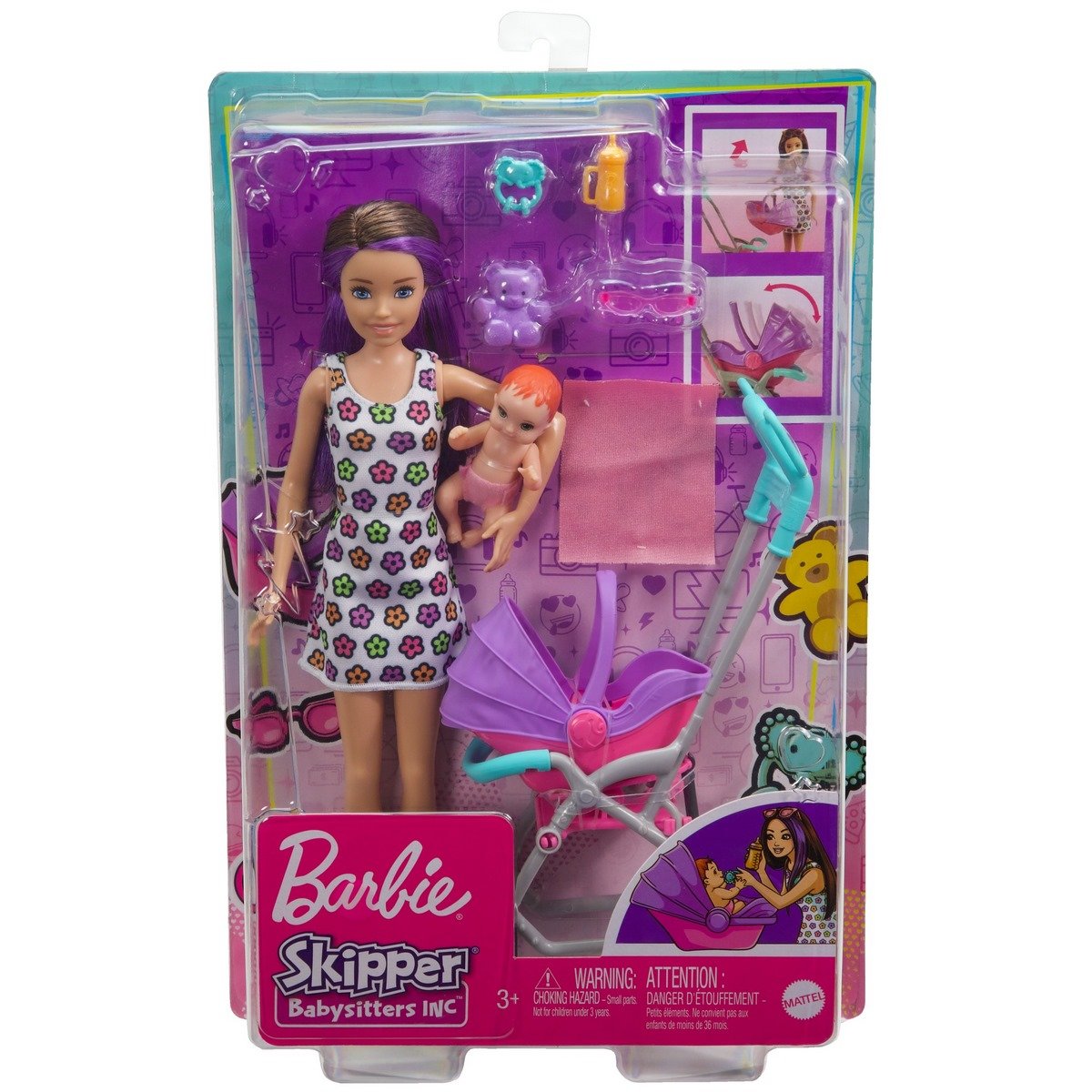 Barbie - Skipper balade en poussette