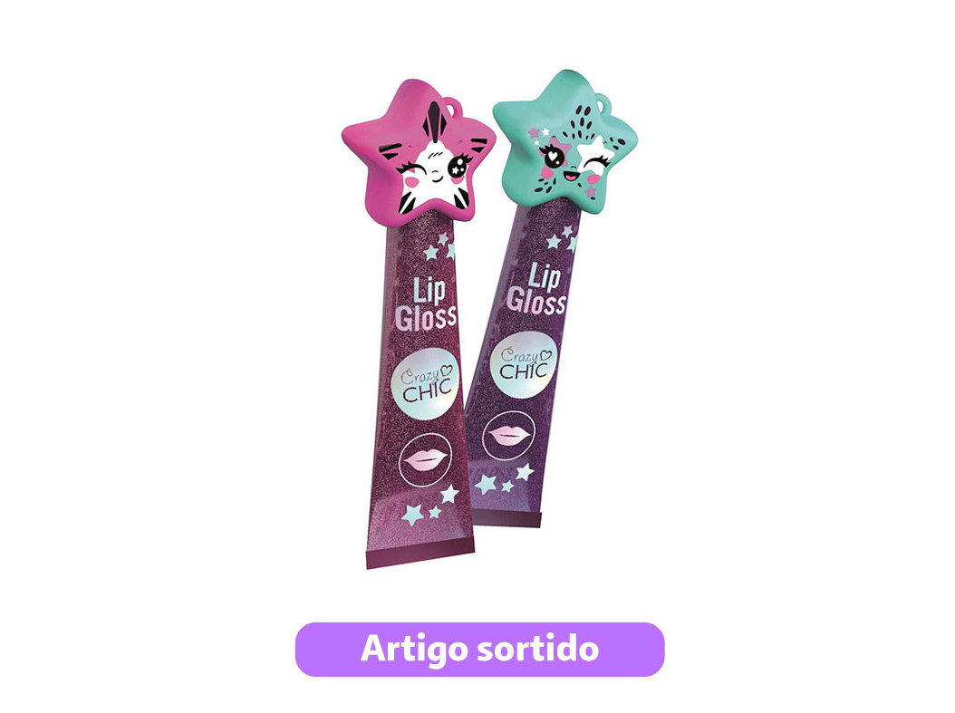 LIP GLOSS TWINKLE CRAZY CHIC MODELOS SORTIDOS