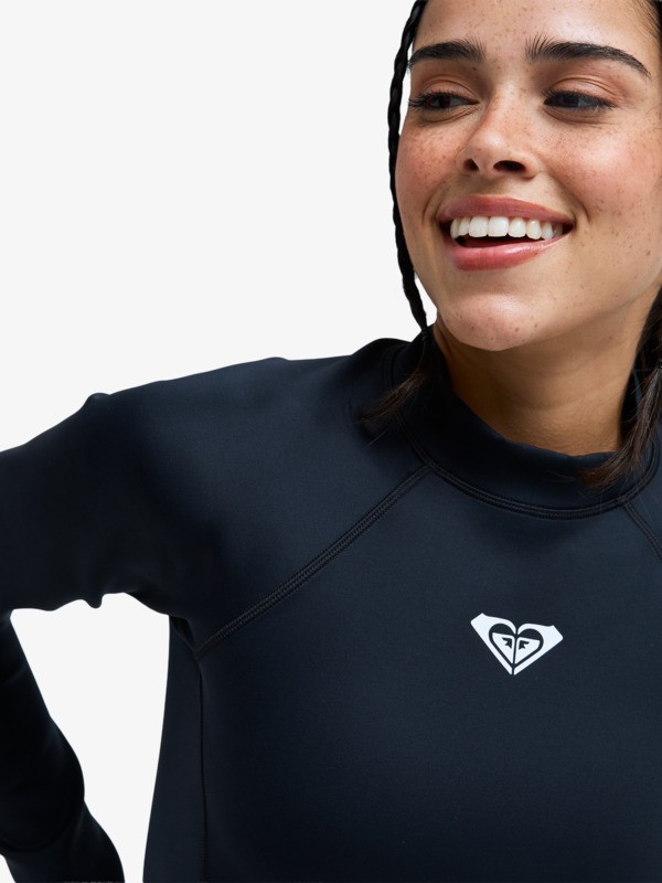 Pro Surf Maillot une pièce manches longues Noir Femme