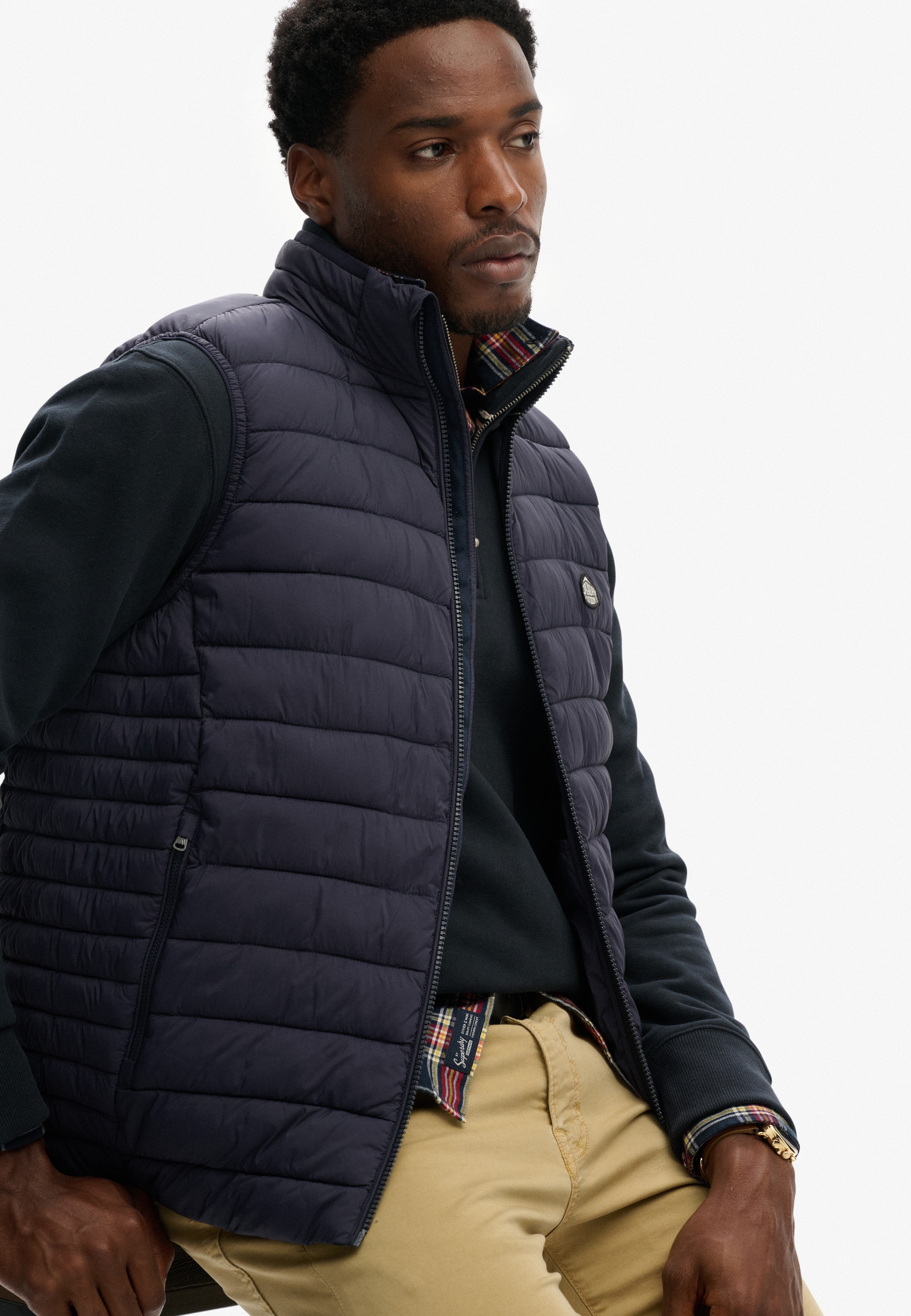 Superdry Steppweste »Fuji Lite Padded Gilet« Steppware, normal geschnitten
