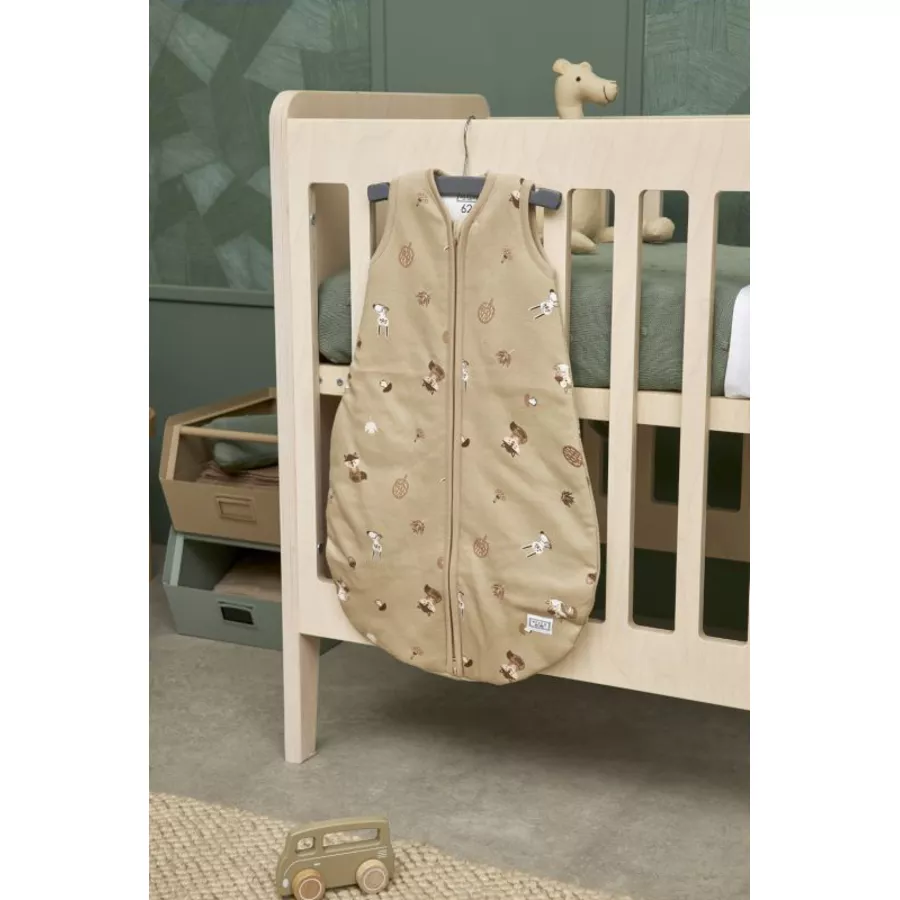MEYCO Winterschlafsack rund Forest Animal Sand