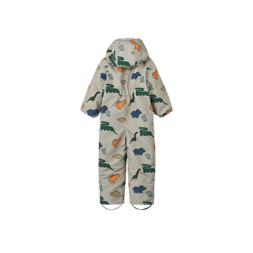 Liewood Isa Flyverdragt, Dinosaurs/Mist, 104 cm