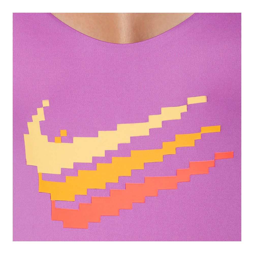 Nike Swim MULTI LOGO U-BACK - Maillot de bain 1 pièce Femme fuchsia dream
