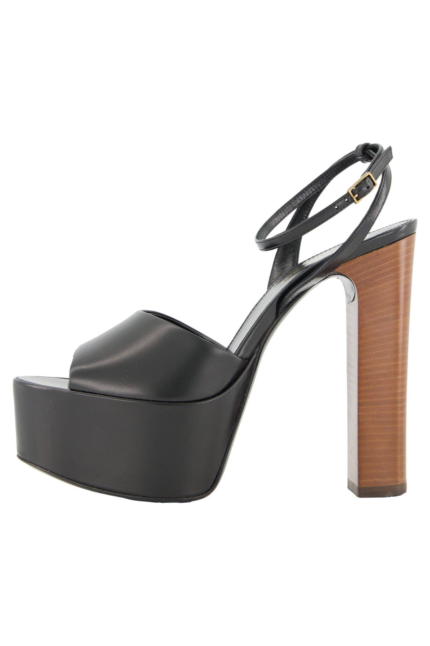 Saint Laurent| Damen Peeptoe-Plateausandalen JODIE 95