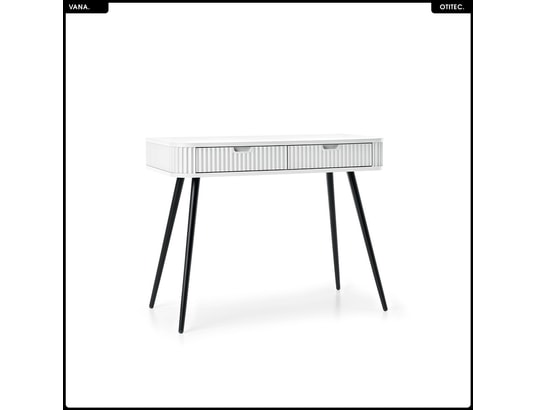 OTITEC - Coiffeuse - l.103 x h.80 x p.49 cm - vana - blanc