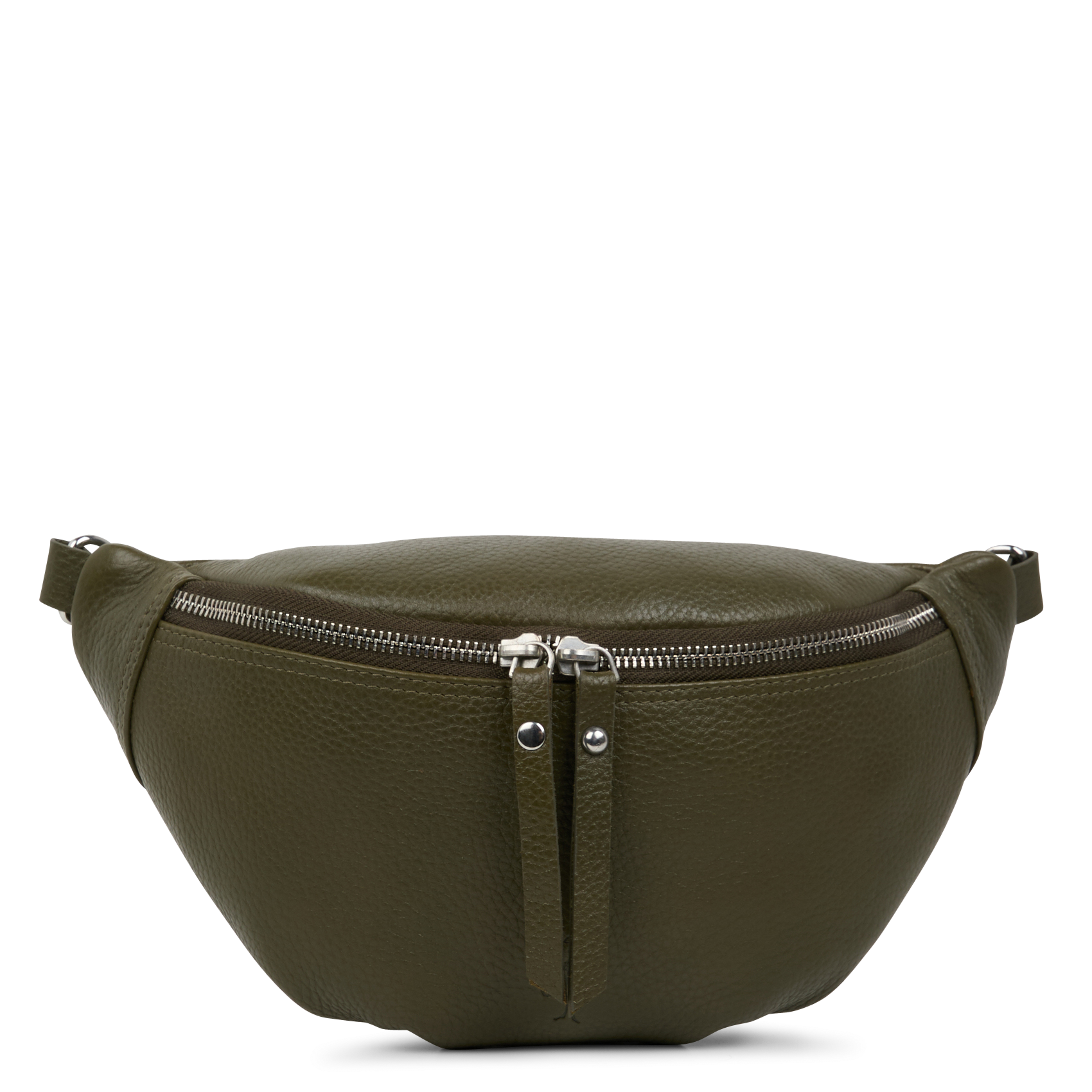 ANGEL - Sac banane en cuir | Vert