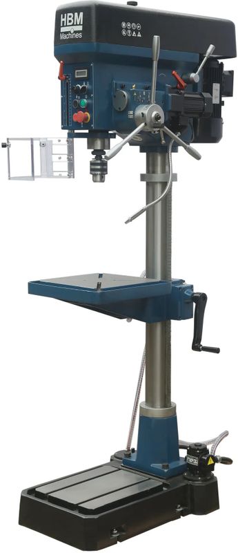 HBM - Kolomboormachine Deluxe - 32 mm - 230 Volt - Variabele Toerentalregeling