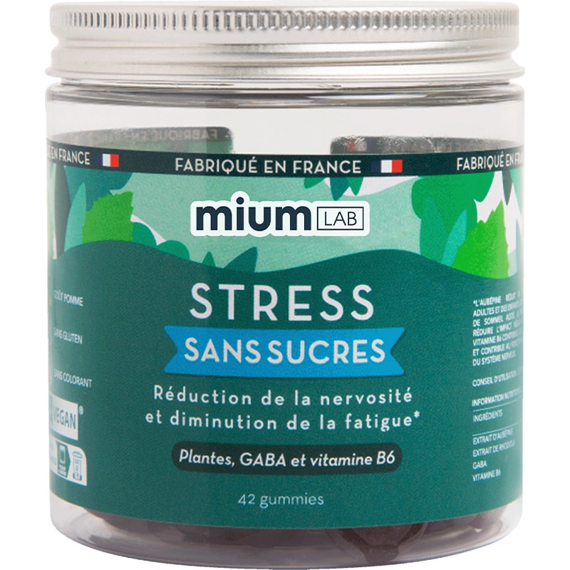 Gummies stress - Pomme verte - Sans sucres - 21 jours