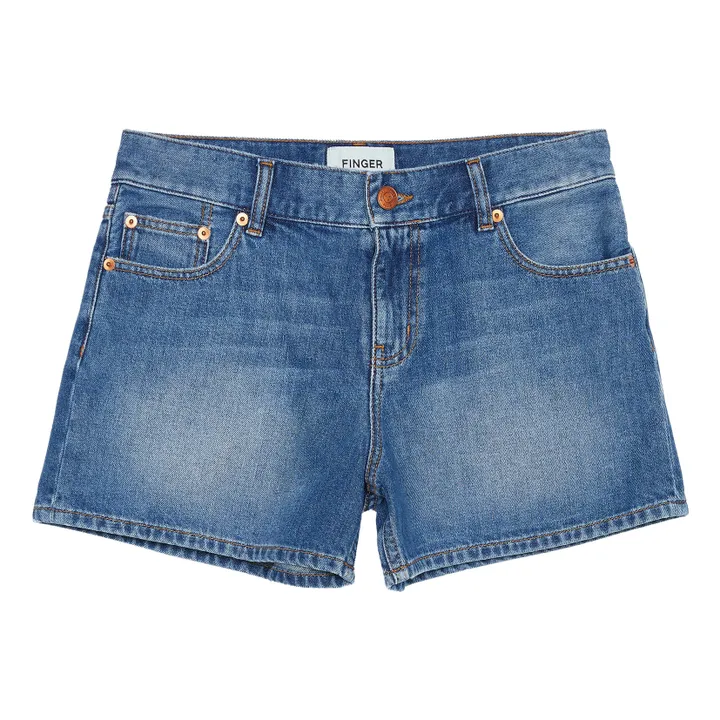 Finger in the nose Short Low Waist Eva | Denim