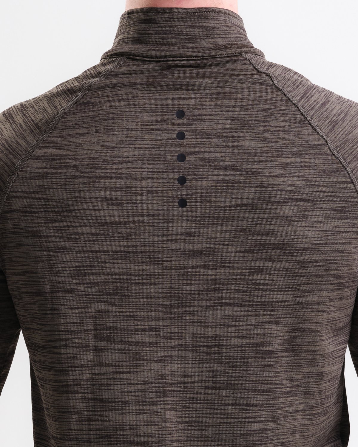 LEVITY Core Run Half Zip M Green Forest Marl