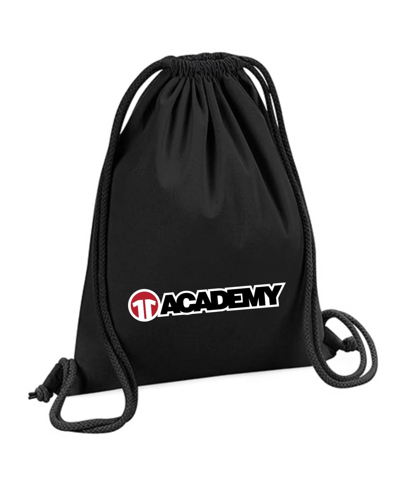 11ts Academy Gymbag Lettering Schwarz