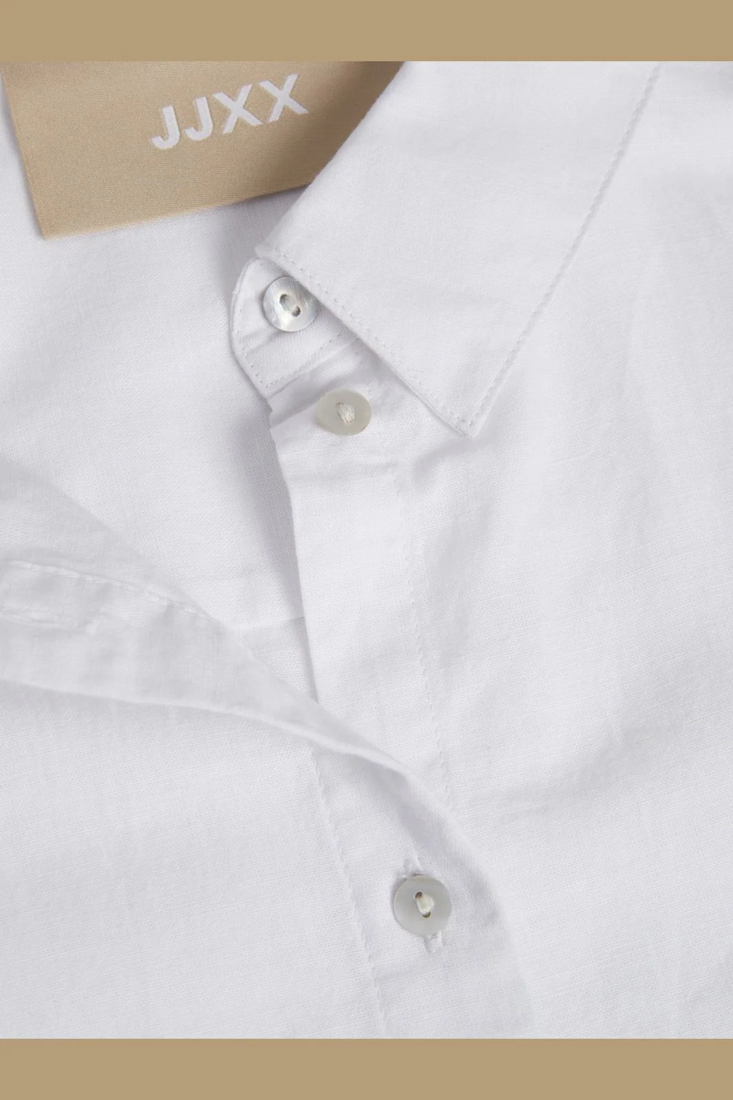 Jjxx Jxjamie Ls Rlx Linen Blend Shirt Sn 4388846 white